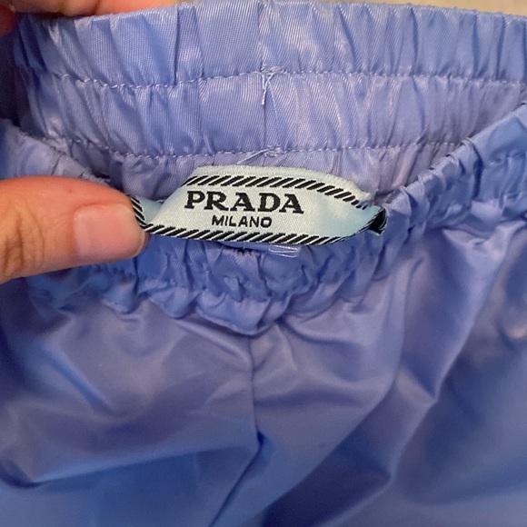 Prada blue bralette short set size medium - Picture 6 of 16